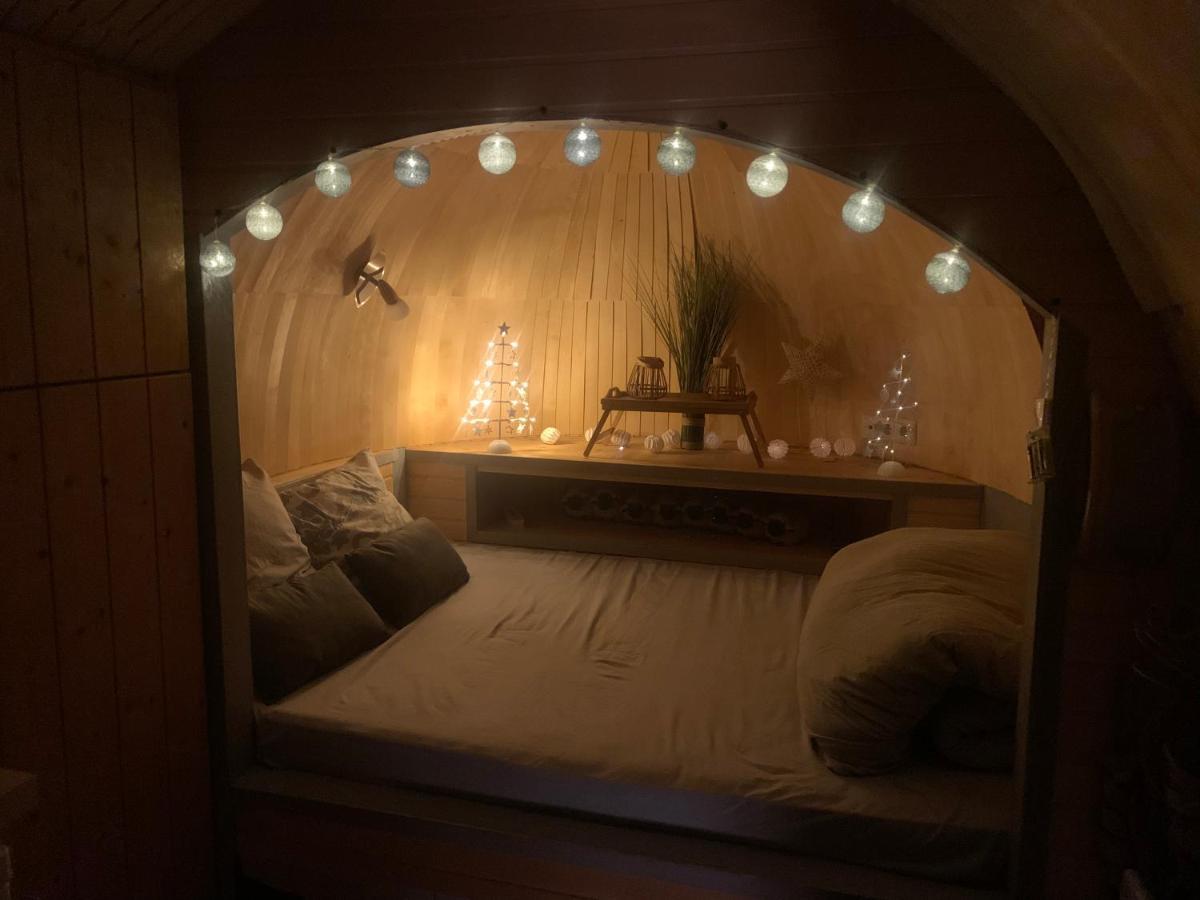 Cabane En Bois Avec Bain Nordique Et Sauna Marigny  外观 照片